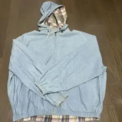 90s Eddie Bauer コットンアノラック チェック柄 白タグ 古着 - メルカリ