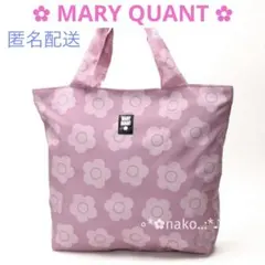 新品 MARY QUANT 洗えるエコバッグ エコバッグ ピンクのサムネイル