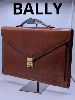 BALLY バリー レザー ビジネスバッグ ブリーフケース ブラウンのサムネイル