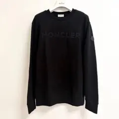 MONCLER ロングスリーブTシャツ メッシュロゴ ロゴワッペン ユニ