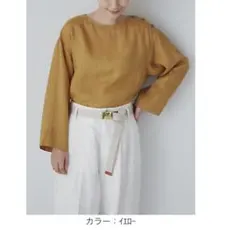 huma woman リネンブラウス　美品のサムネイル