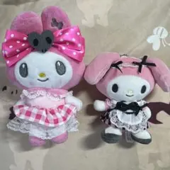 マイメロディ ぬいぐるみ マスコット 2点セット