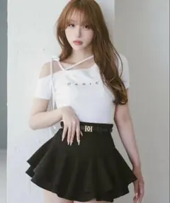 ダーリッチ darich ネックリボンワンショルダーTシャツ ホワイト WHT Darich ネックリボンワンショルダーTシャツ - メルカリ