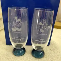 ミッキー ミニー ペアグラス【未使用】
