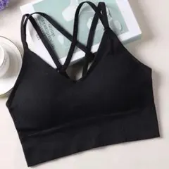【新品2枚セット】♡クロスストラップ　ブラトップ