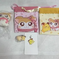 ちび丸ちゃん マフラーちゃん 巾着 ガチャガチャぬいぐるみ