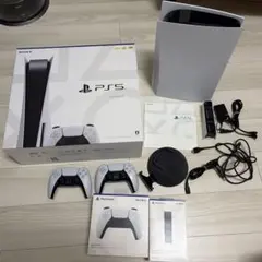 PS5 本体 追加コントローラー付き ディスクドライブ