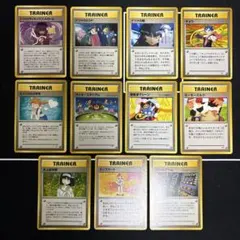 送料込○旧裏ポケモンカード トレーナーセット 8枚 カスミ ミニ