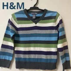 H&M ボーダーニット セーター