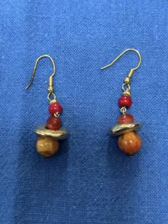 天然石ビーズピアス