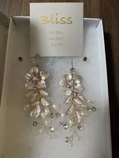 ブライダルイヤリング （ピンクゴールド）