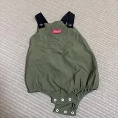 n*o様 Coleman ロンパース 80サイズ オリーブグリーン
