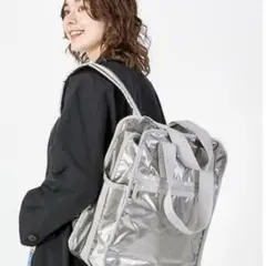 ひとりっぷ✖️レスポートサック　2021年版 バックパック　シルバー(MOON) ひとりっぷ✖️レスポートサック 2021年版 バックパック