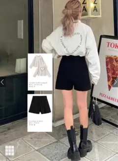 グレイル/新品/ニットショートパンツ