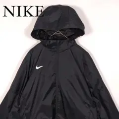 NIKE ナイキ ナイロンジャケット キッズ140 フード ブラック サッカー
