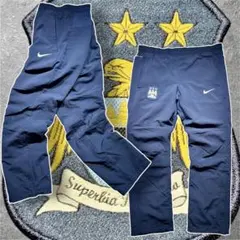00s NIKE マンチェスターユナイテッド ナイロンパンツ XL 00s NIKE ナイロンパンツ マンチェスターユナイテッド 黒 Mサイズ