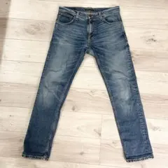 Nudie Jeans Thin Finn ストレッチスキニーデニム W32