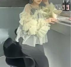 decorative tulle tops / デコラティブチュールトップス