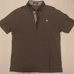 BURBERRY BLACK LABEL ポロシャツ ダークグレー