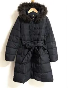 PROPORTION BODY DRESSING リボンベルト付きロングダウン