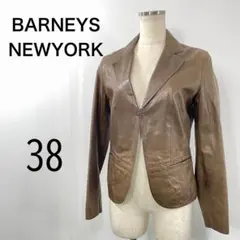 BARNEYS NEW YORK バーニーズニューヨーク　レザージャケット　38のサムネイル