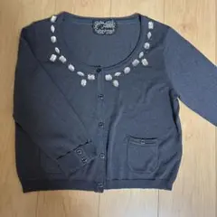 インポートロッサ Import ROSSA ビーズ刺繍カーディガン46