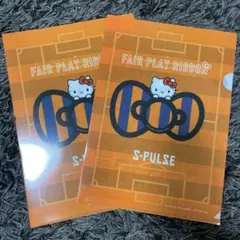 ハローキティ フェアプレーリボン クリアファイル 清水エスパルスver.