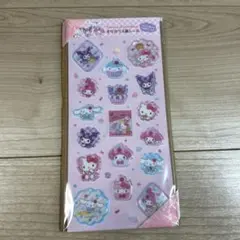 サンリオキャラクターズ スイーツ すりガラス風シール スイーツ キティ マイメロ