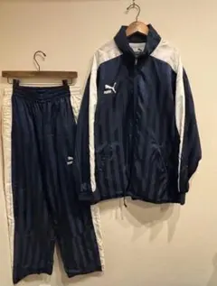 ヒットユニオン PUMA ネイビー ジャージ ウインドブレーカー ピステ