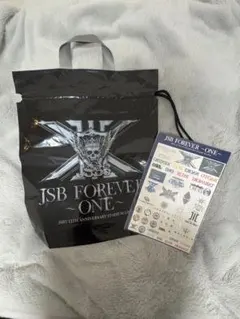 新品・未使用JSB15TH ANNIVERSARYビニールバッグ・タトゥーシール