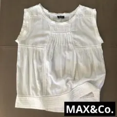 MAX＆Co. 涼しげトップス　シースルー　ブラウス　インド綿　匿名送料込
