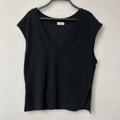 美品　レプシム　ベスト　Vベスト　黒