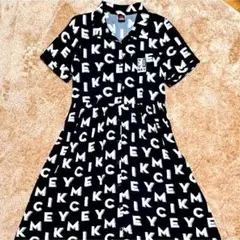 【BABYDOLL】ミッキーマウス総柄 シャツワンピース 半袖 ディズニーのサムネイル