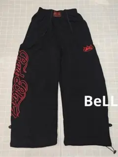 Badbloodブラック プリントロゴ カジュアルパンツ S Badbloodブラック プリントロゴ カジュアルパンツ S