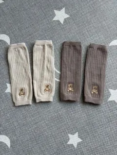 ベビーレッグウォーマーとボディスーツセット