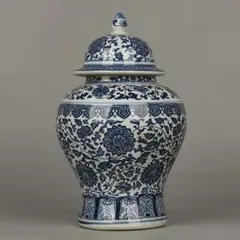 中国美術 鯖牡丹纏枝双喜梅瓶 景徳鎮 工芸品 置物 中国美術 鯖牡丹纏枝双喜梅瓶 景徳鎮 工芸品 置物