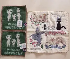 三鷹の森ジブリ美術館 シェニール織タオル＆コースターセット 三鷹の森ジブリ美術館 シェニール織タオル＆コースターセット - メルカリ