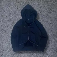 R*n様 OLD UNIQLO double zip hoodie S 紺 y2