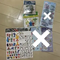 シナモン　スヌーピー　たまごっち　ウォーターシール　フレークシール　キャラクター