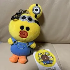 匿名配送　ミニオンズ　ライン　ブラウンフレンズコラボ　キーホルダーのサムネイル