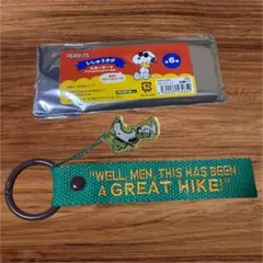 スヌーピー刺繍タグ 75周年 初登場コミックアクリルマスコット付き