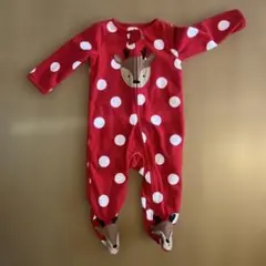 Elsa様専用　Carter’s 赤い水玉トナカイロンパース　6M