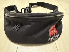 Manhattan portage narifuri ブラック ショルダーバッグ