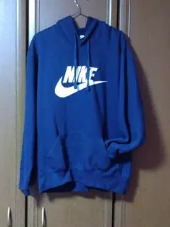 NIKE ナイキパーカーネイビー フード付きパーカー Lサイズ