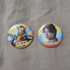 仮面ライダーガヴ 仮面ライダーヴラム ラキア・アマルガ 缶バッジ