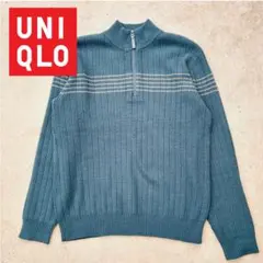 00s UNIQLO ハーフジップニット XL