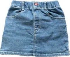 EDWIN デニムスカート 120 ミニスカート キッズ 美品のサムネイル