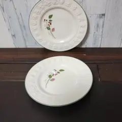 WEDGWOOD フェスティビティ　ラズベリープレート20.3cm2枚セット新品のサムネイル