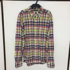 メンズ チェックシャツ ネルシャツ