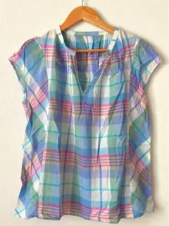 ★美品★MACPHEE マカフィー チェック柄 シャツのサムネイル